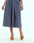 SIXDO Woven Flared Dress for Women